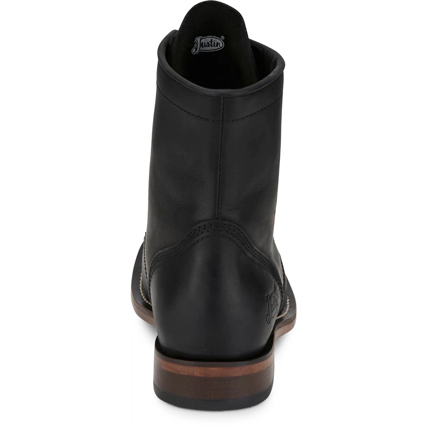 Justin Boots Men's Drennan 7" Lace-Up Roper Boot - Black (RP503) - View 5
