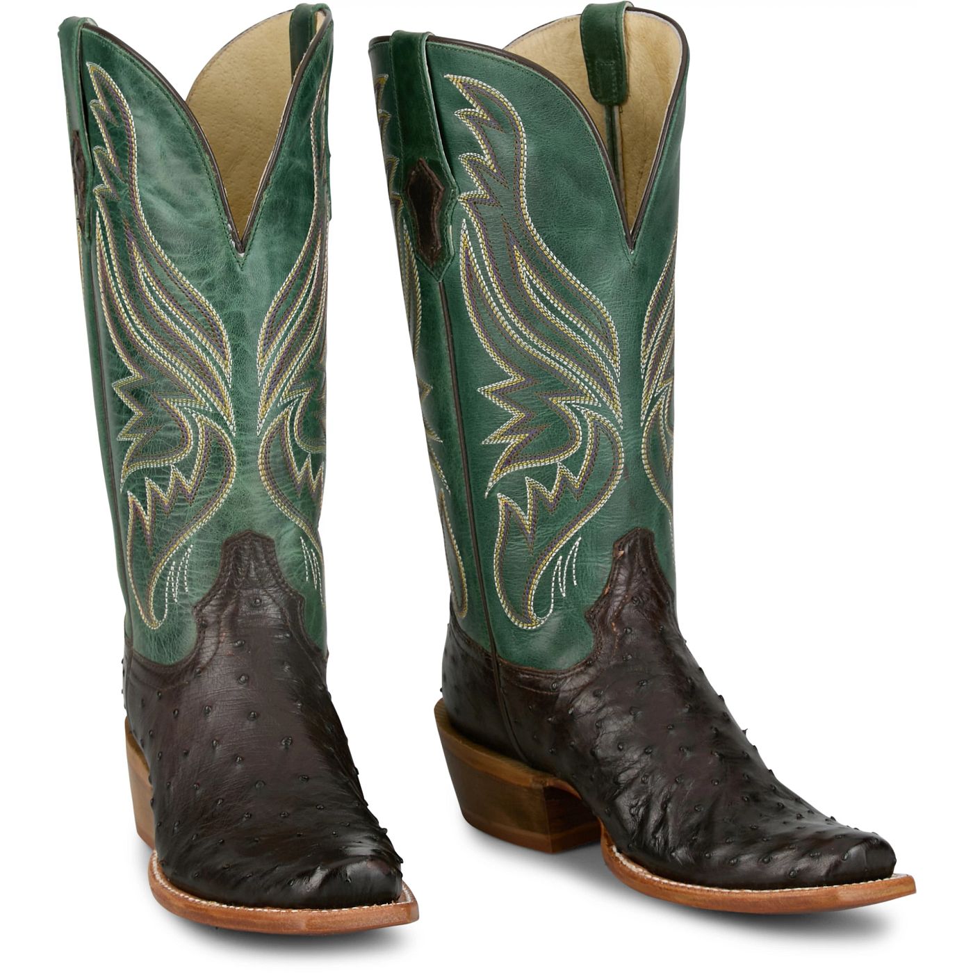 Tony Lama Men's 13" Zaire Western Boot Emerald (SA6114) - Front View