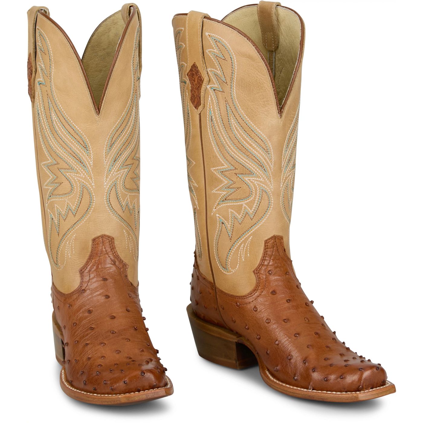 Tony Lama Men's 13" Zaire Western Boot Sand (SA6115) - Front View