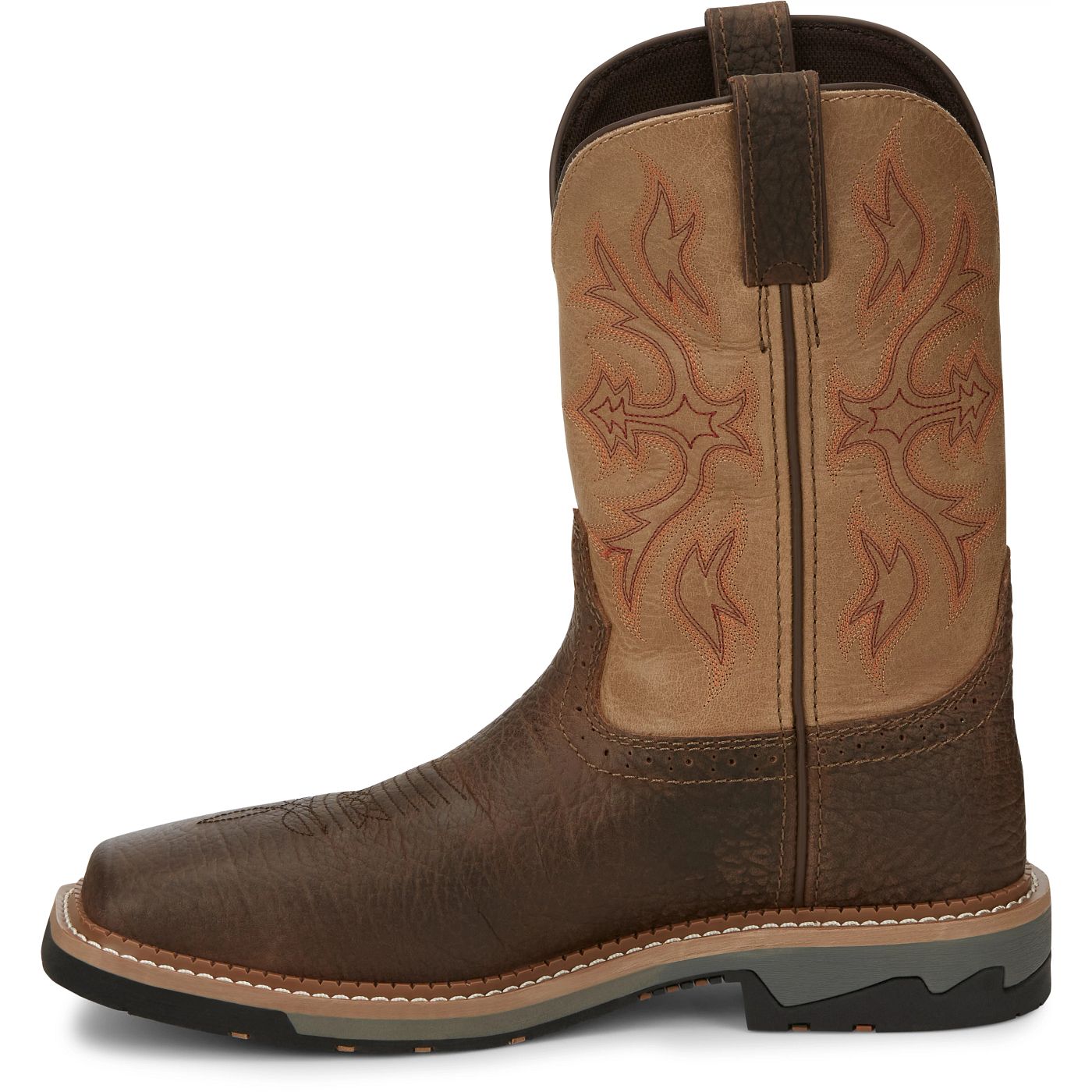 Justin Work Men's Bolt 11" Composite Toe Boot - Buff (SE4103) - View 8