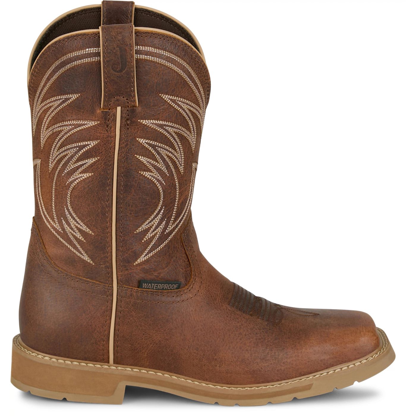 Justin Work Men's Daywork 11" Waterproof Boot - Pecan (SE4242) - View 3