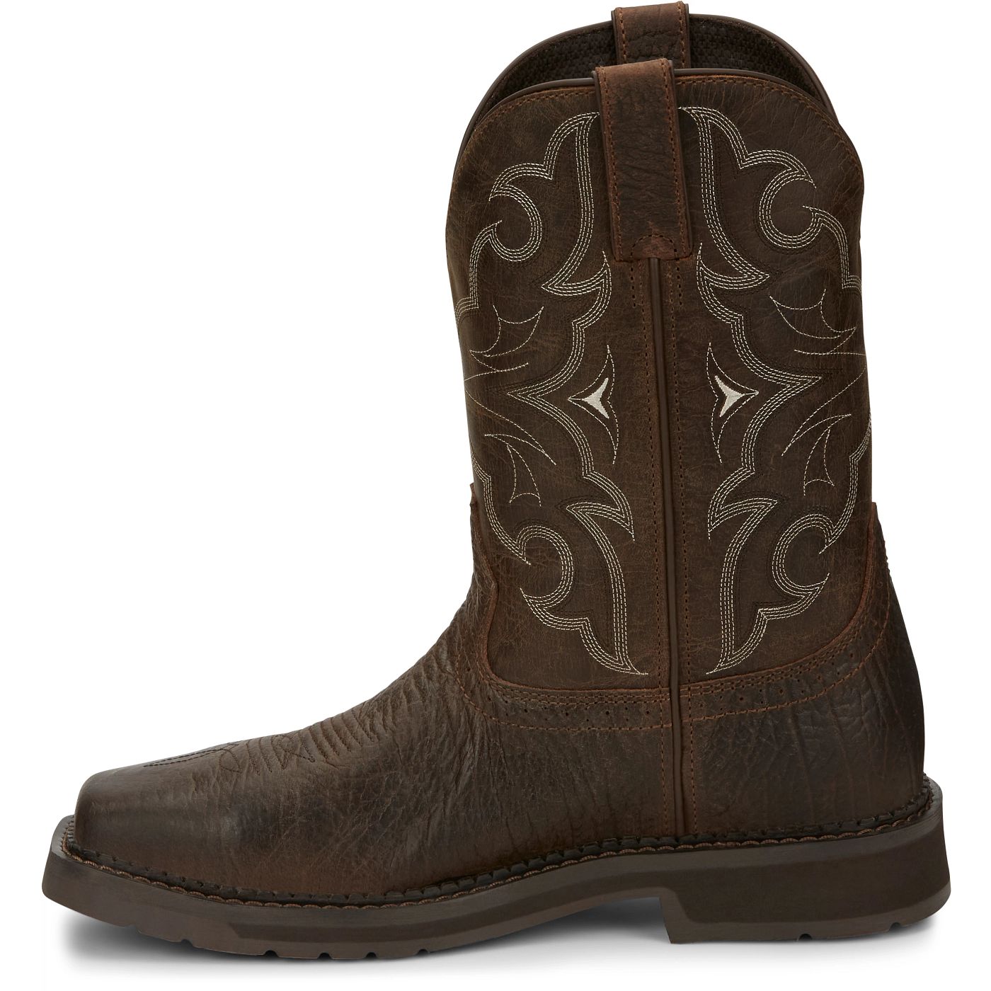 Justin Work Men's Amarillo 11" Steel Toe Boot - Aged Brown (SE4313) - View 8