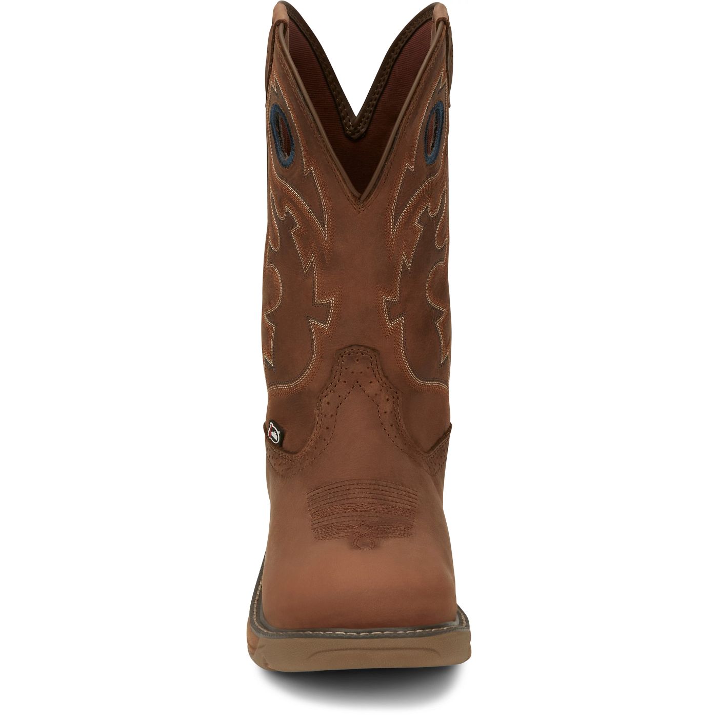 Justin Work Men's Rush 11" Waterproof Boot - Barley Brown (SE4332) - View 7