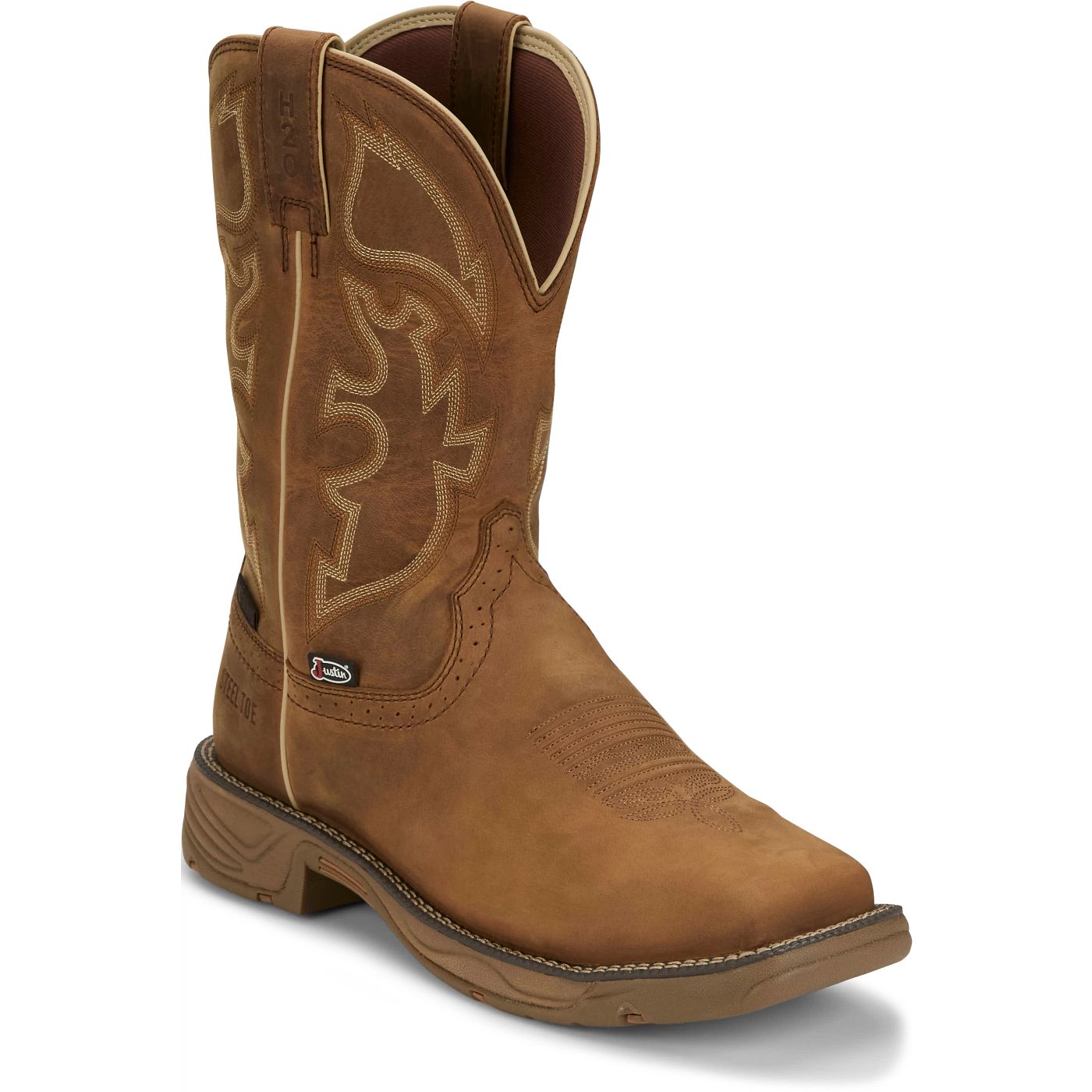Justin Work Men's Actuator 11" Composite Toe Boot - Sandstone (SE4300) - View 2