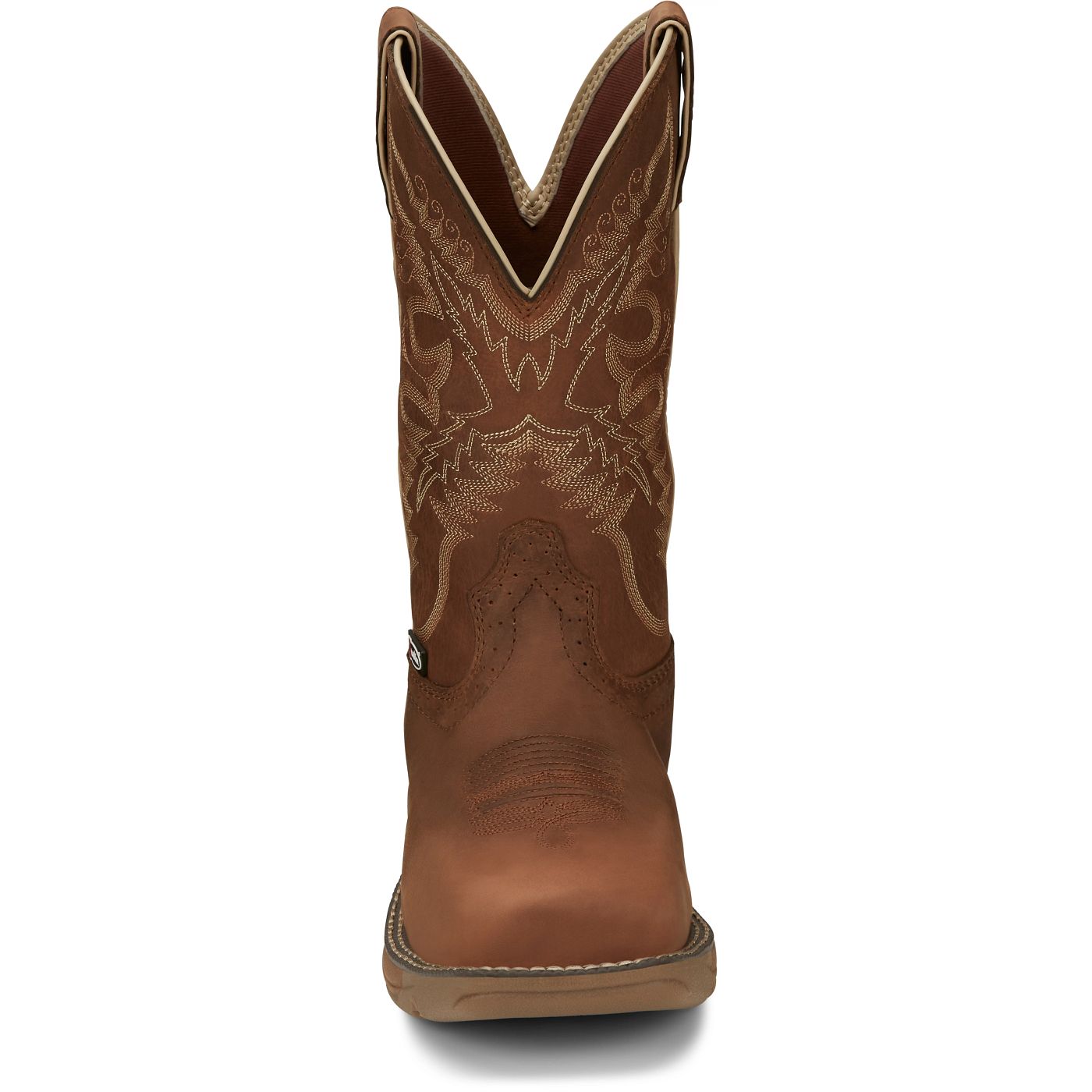 Justin Work Women's Rush 11" Nano Composite Toe Waterproof Boot - Rustic Tan (SE4352) - View 7