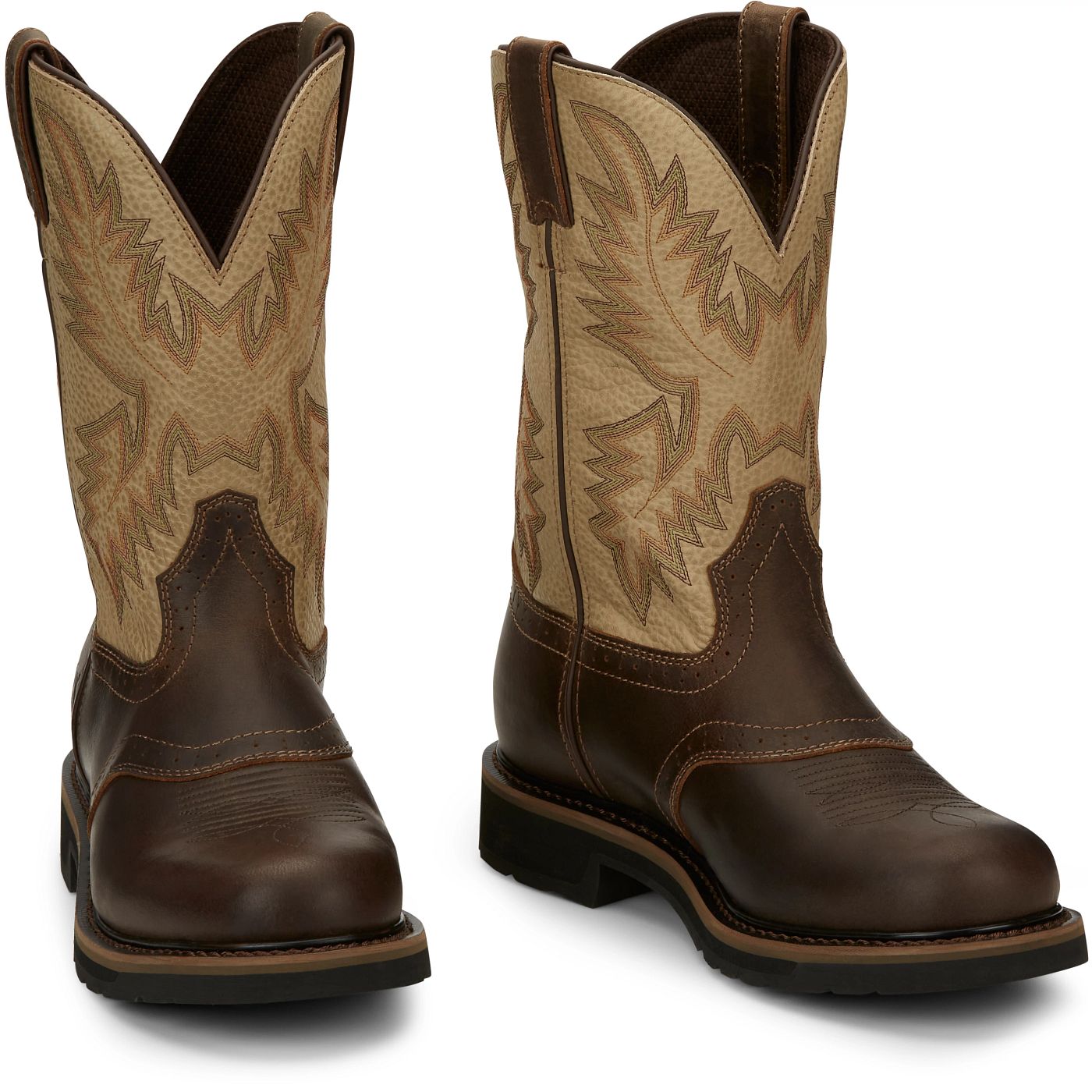 Justin Work Men's Superintendent 11" Work Boot - Golden (SE4660) - Front View