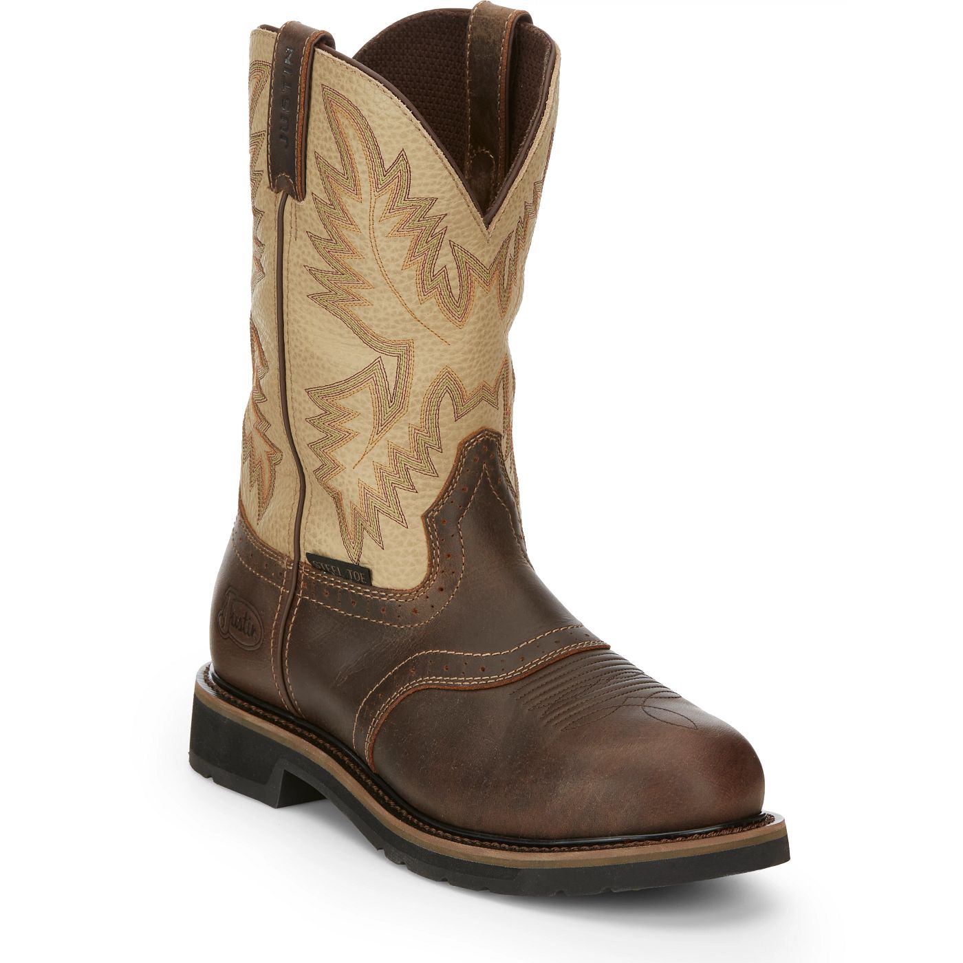 Justin Work Men's Superintendent 11" Steel Toe Boot - Golden (SE4661) - View 2