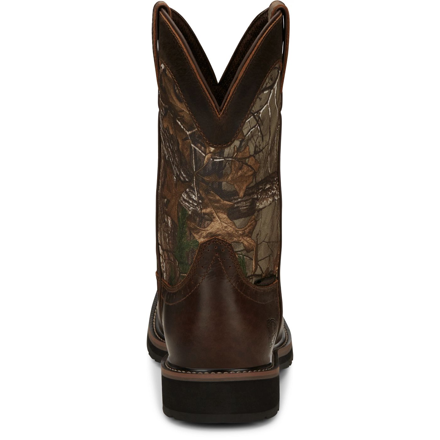 Justin Work Men's Trekker 11" Waterproof Boot - Realtree Camo (SE4676) - View 5