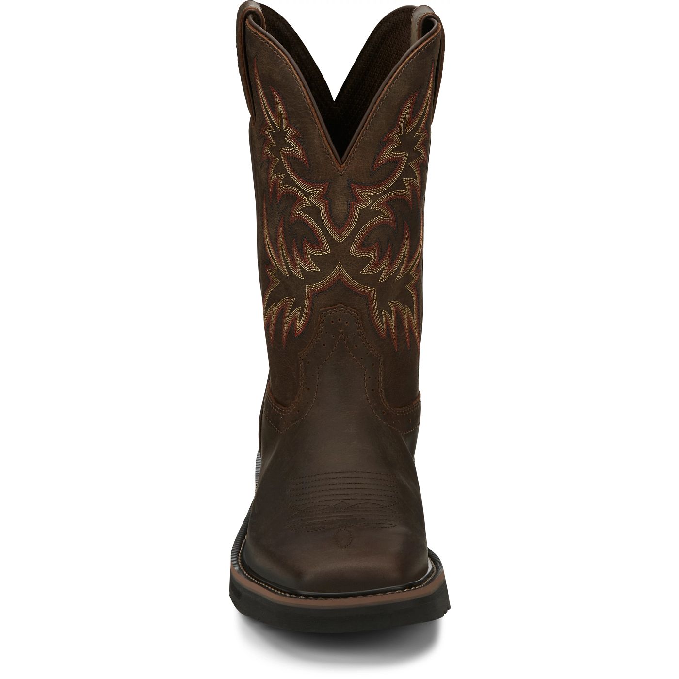 Justin Work Men's Driller 11" Work Boot - Dark Brown (SE4681) - View 7