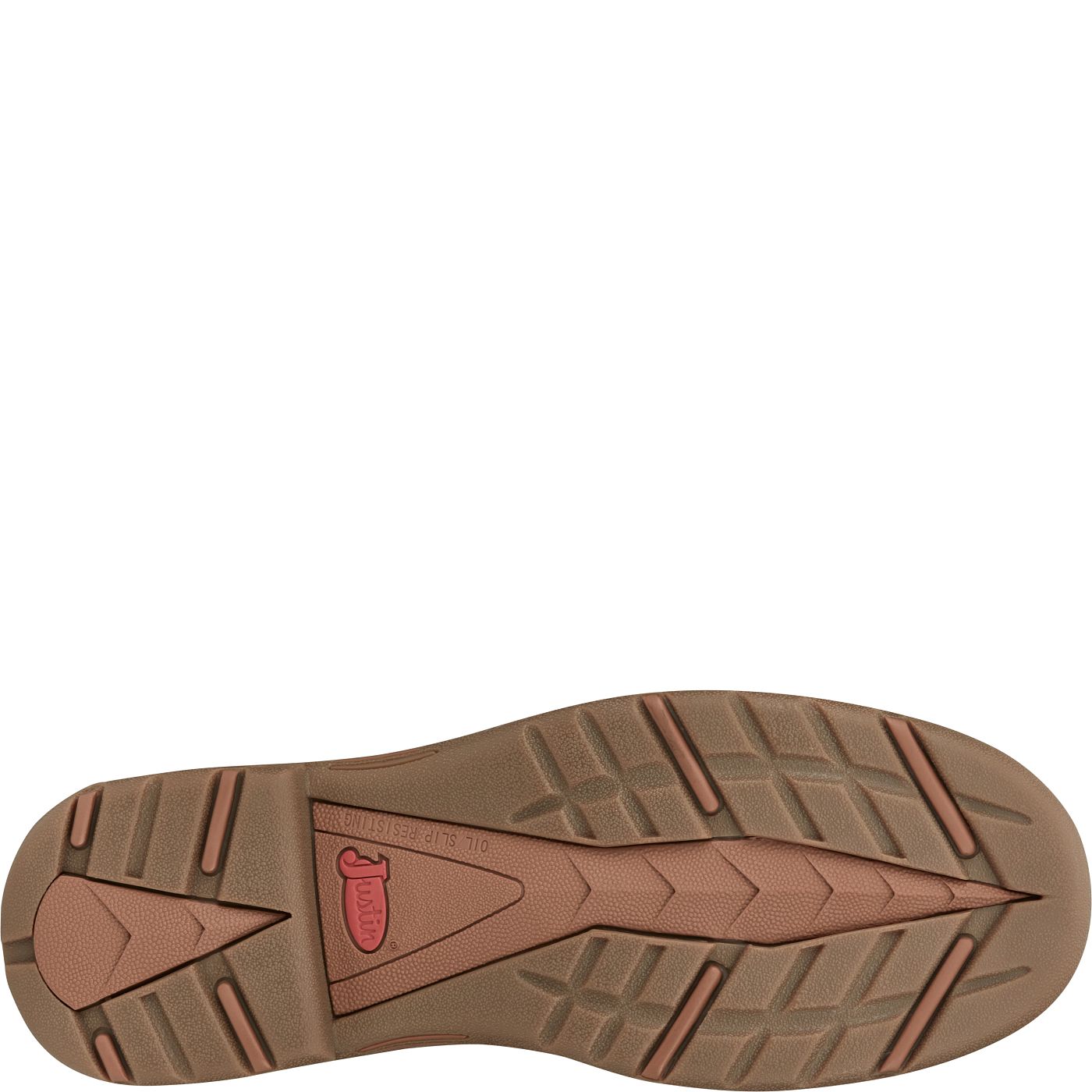Justin Work Men's Rush 8" Waterproof Nano Comp Toe Boot - Pecan Brown (SE469) - View 6
