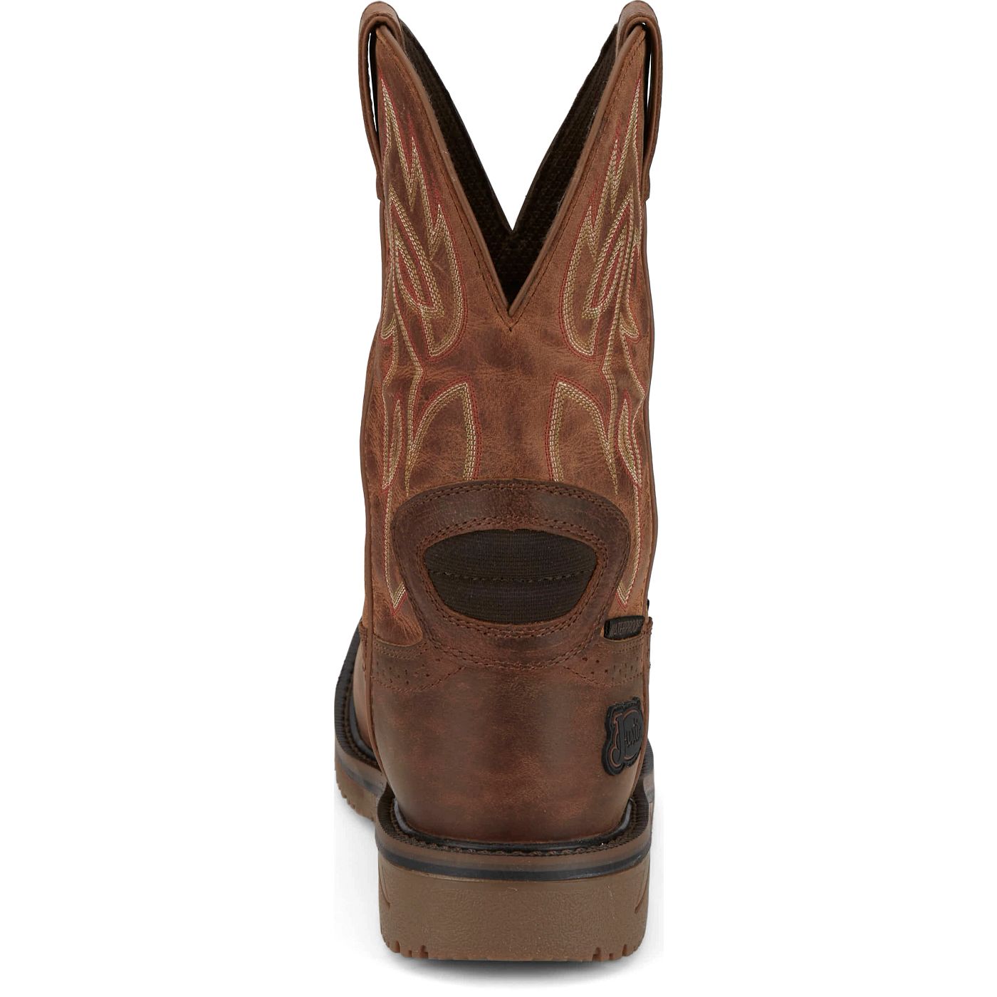 Justin Work Men's Wolfe 11" Waterproof Nano Comp Toe Boot - Bronze Brown (SE4752) - View 5