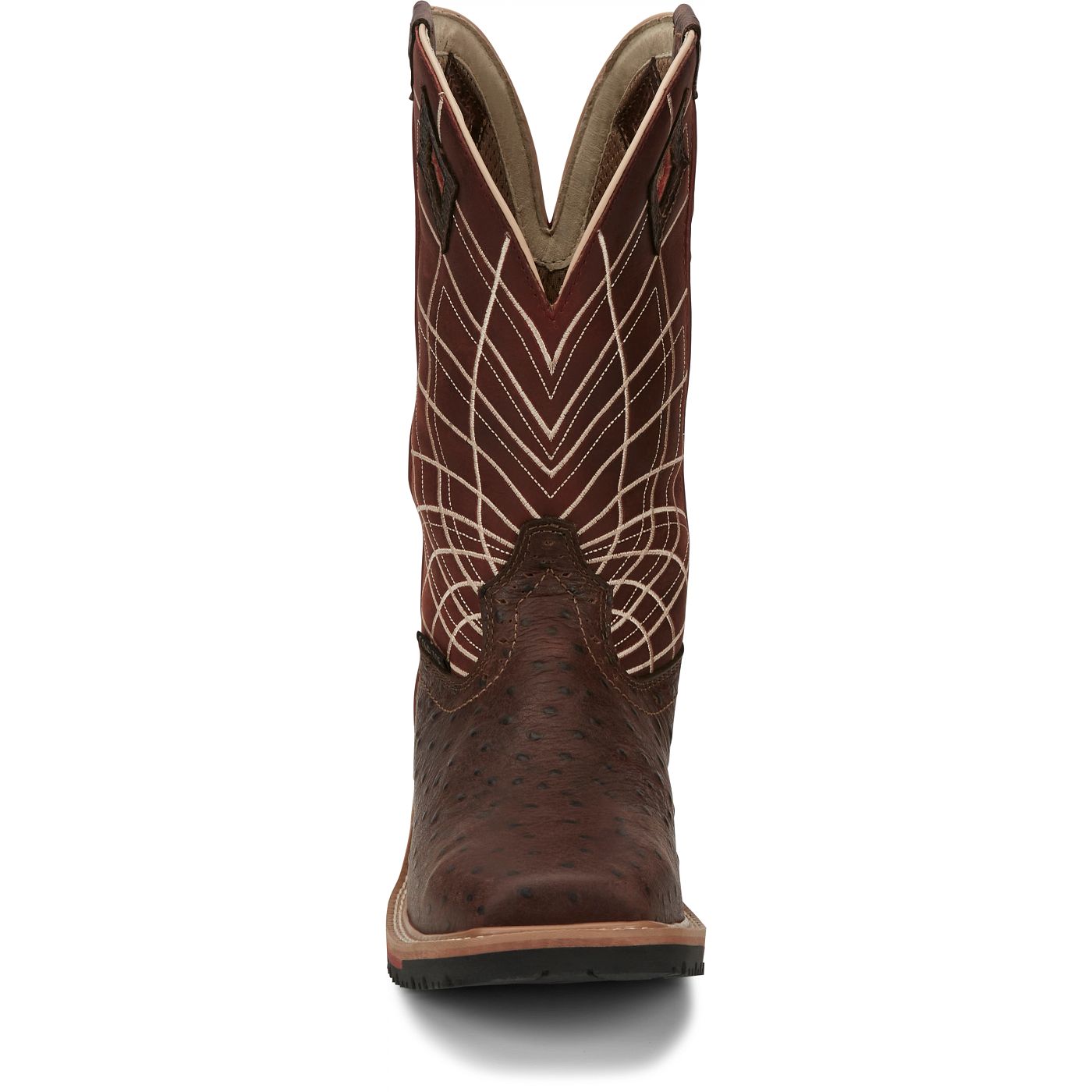 Justin Work Men's Derrickman 12" Waterproof Composite Toe Boot - Clay Red (SE4835) - View 7