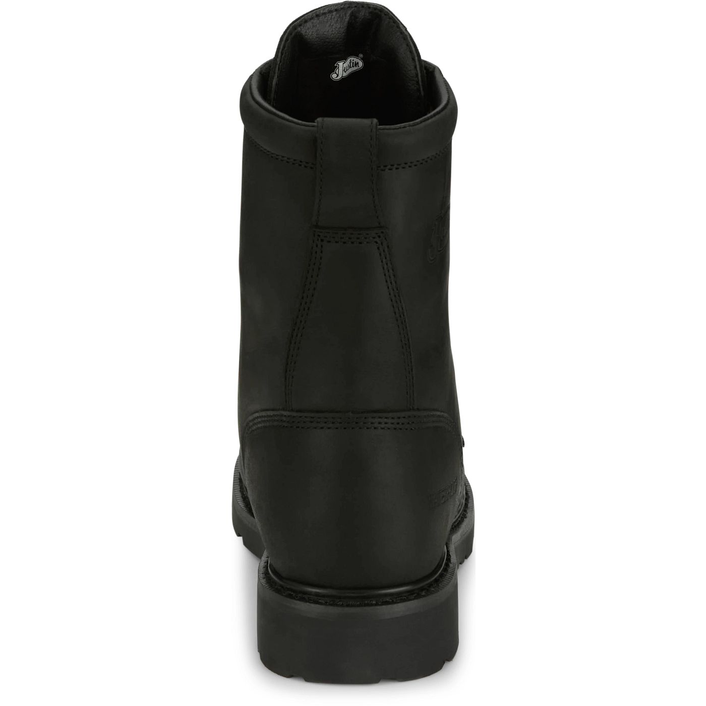 Justin Work Men's Truckton 8" Waterproof Steel Toe Boot - Onyx Black (SE636) - View 5