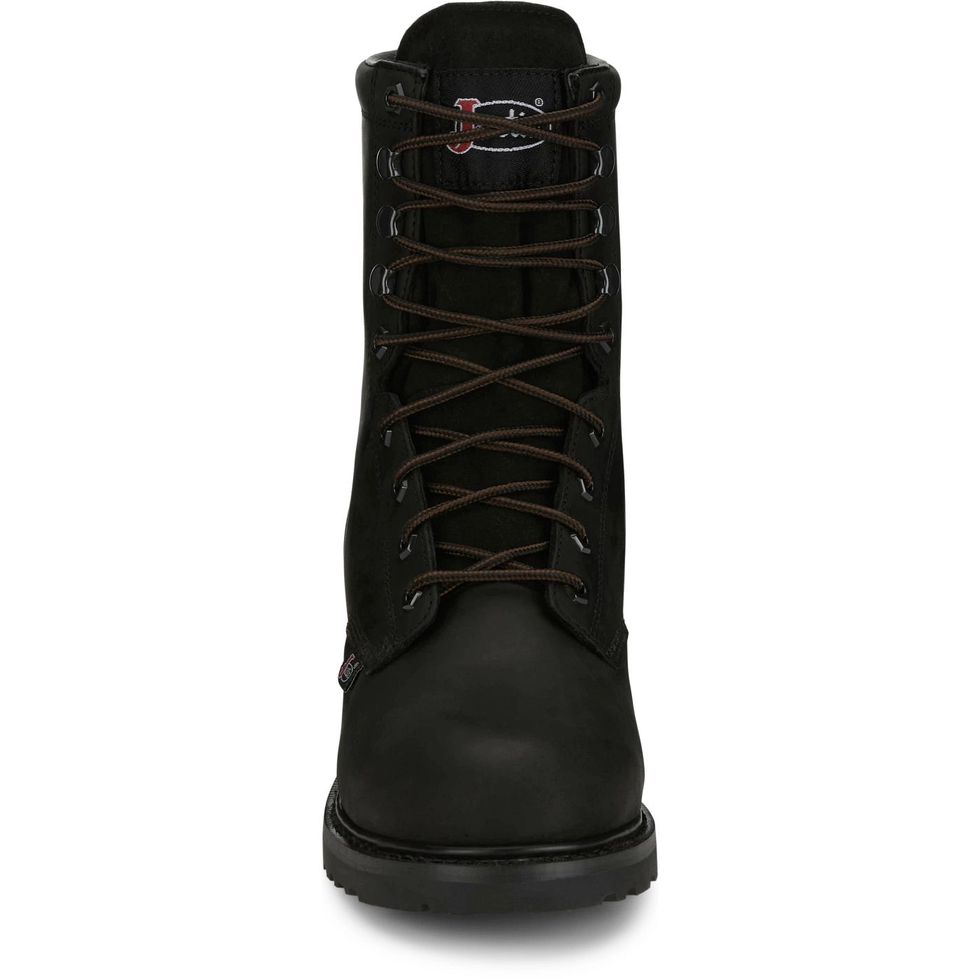 Justin Work Men's Truckton 8" Waterproof Steel Toe Boot - Onyx Black (SE636) - View 7