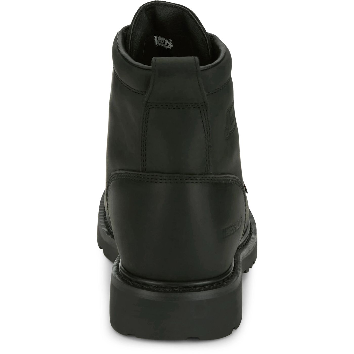 Justin Work Men's Dayworker 6" Waterproof Boot - Onyx Black (SE637) - View 5