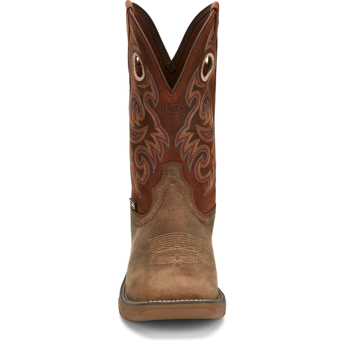 Justin Boots Men's Rush 11" Western Work Boot - Peanut Tan (SE7402) - View 7
