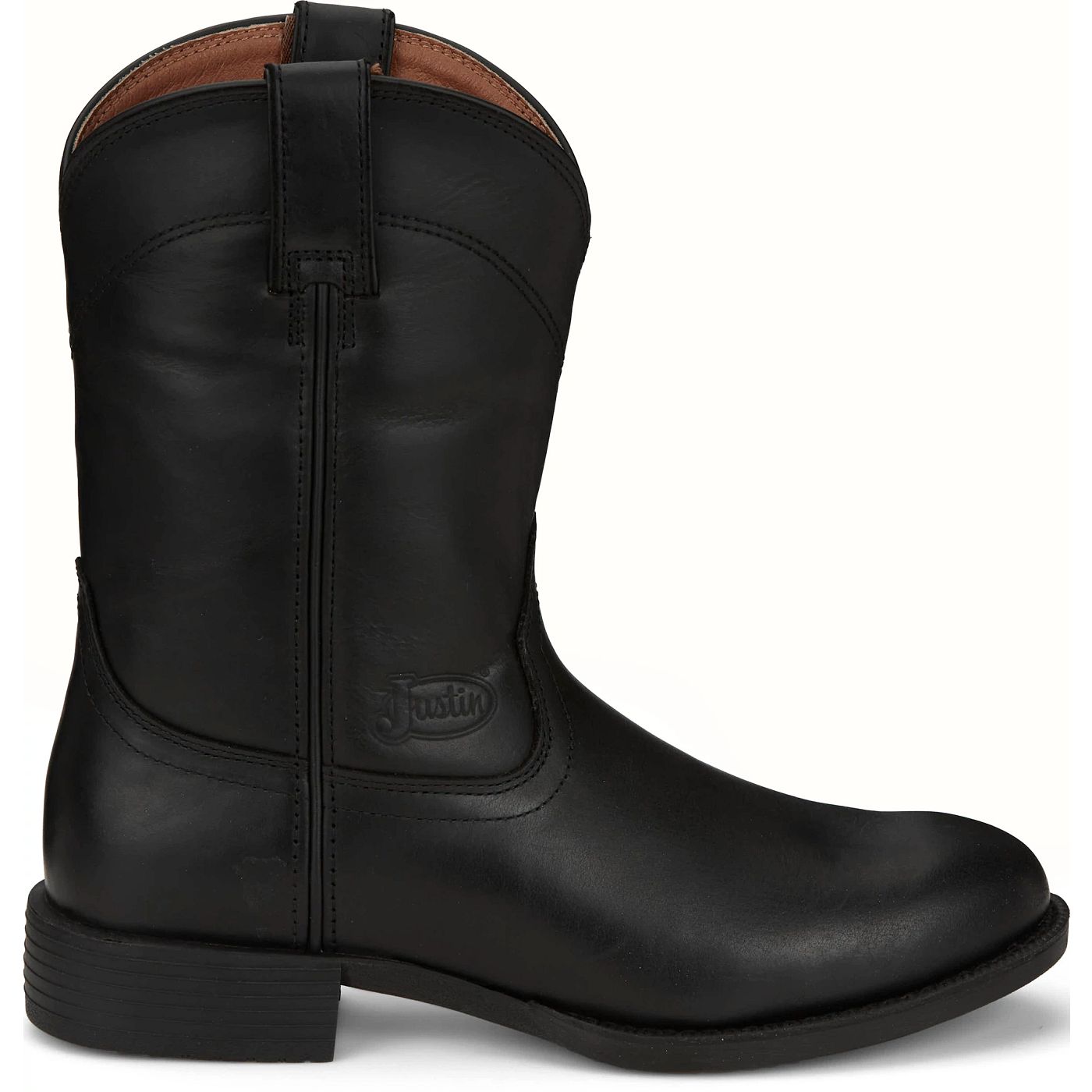 Justin Boots Men's Kilgore 10" Stampede Roper Boot - Jet Black (SE7500) - View 3