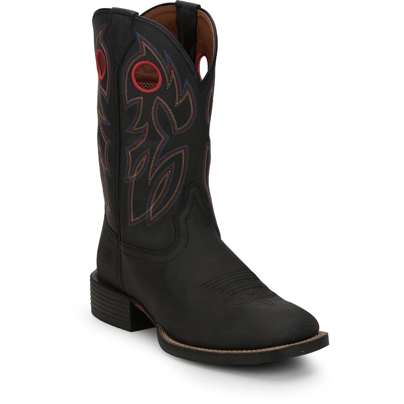 Justin Boots Men's Bowline 11" Western Boot - Shadow Black (SE7525) - View 2