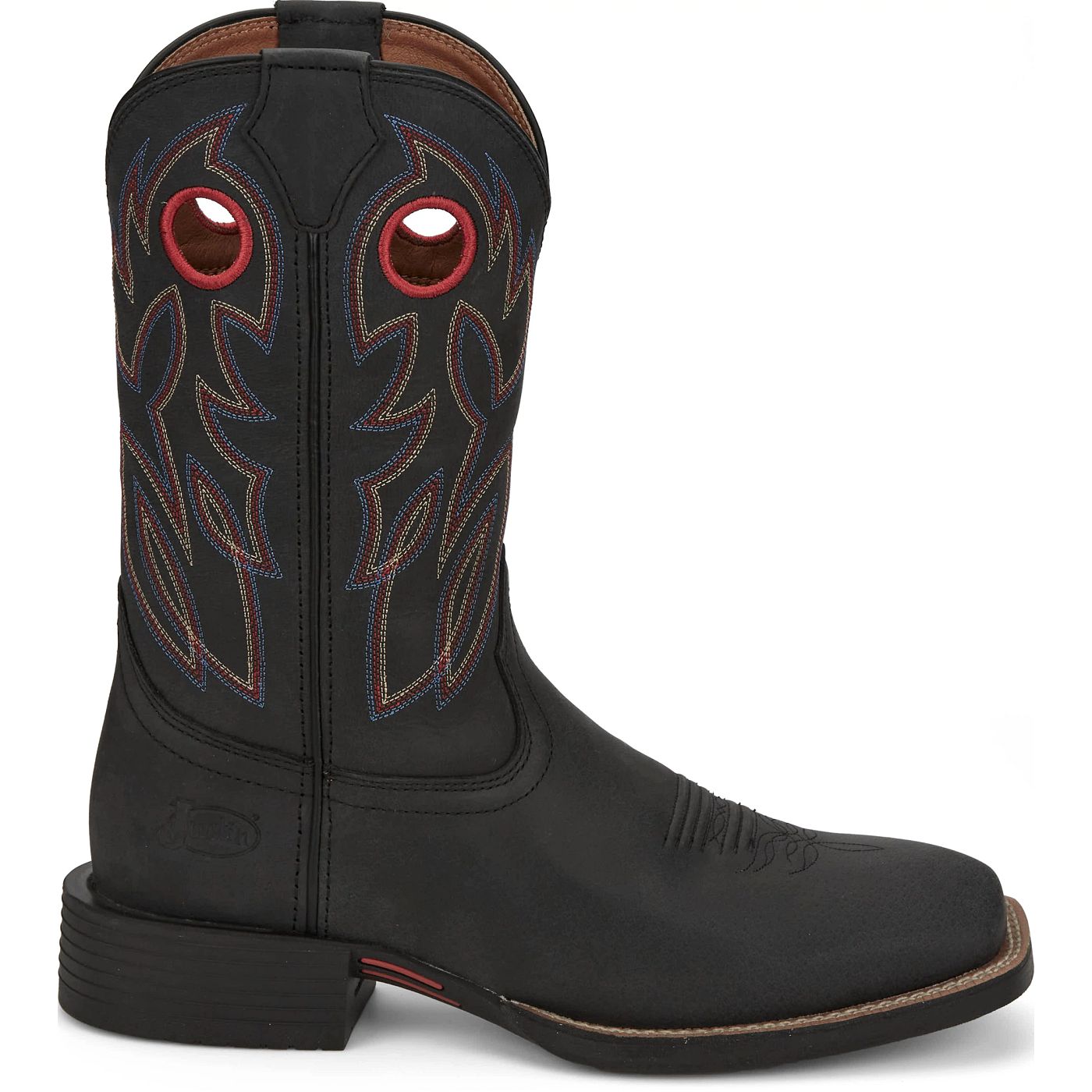 Justin Boots Men's Bowline 11" Western Boot - Shadow Black (SE7525) - View 3