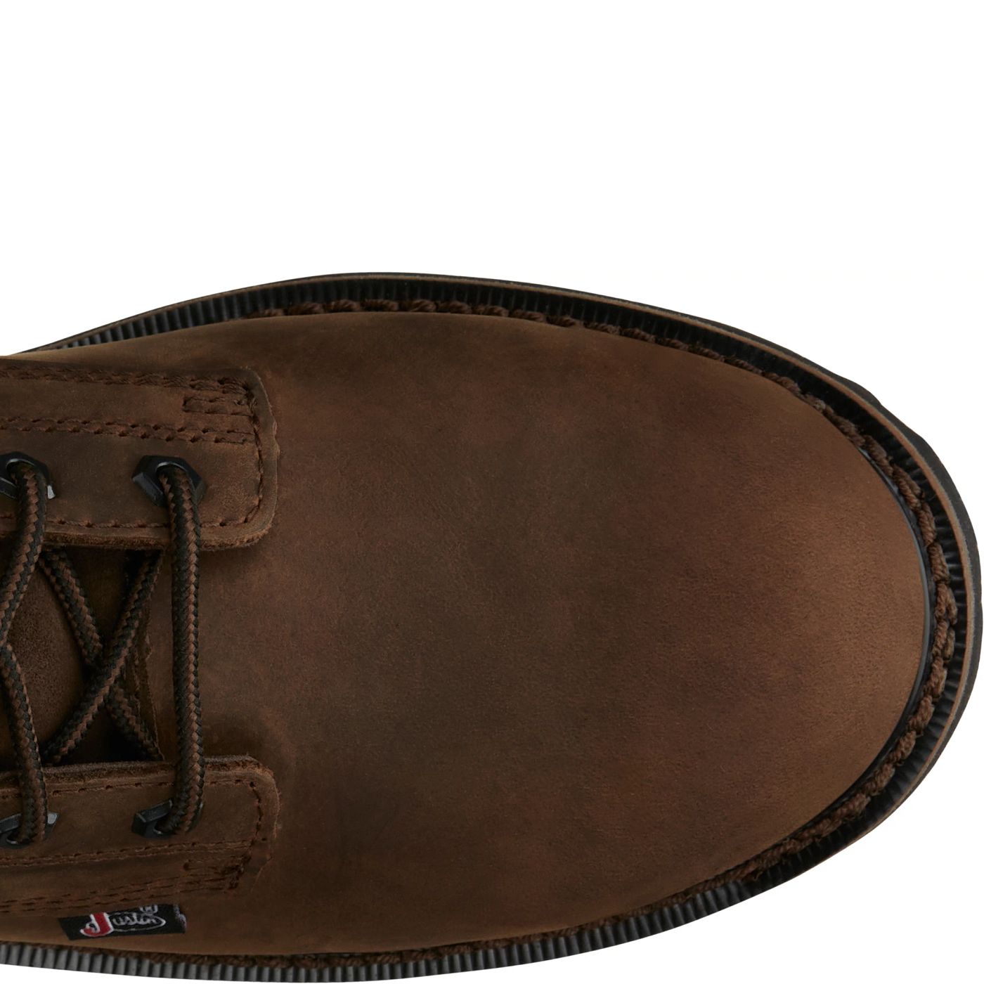 Justin Work Men's Drywall 8" Waterproof Steel Toe Boot - Brown (SE961) - View 4