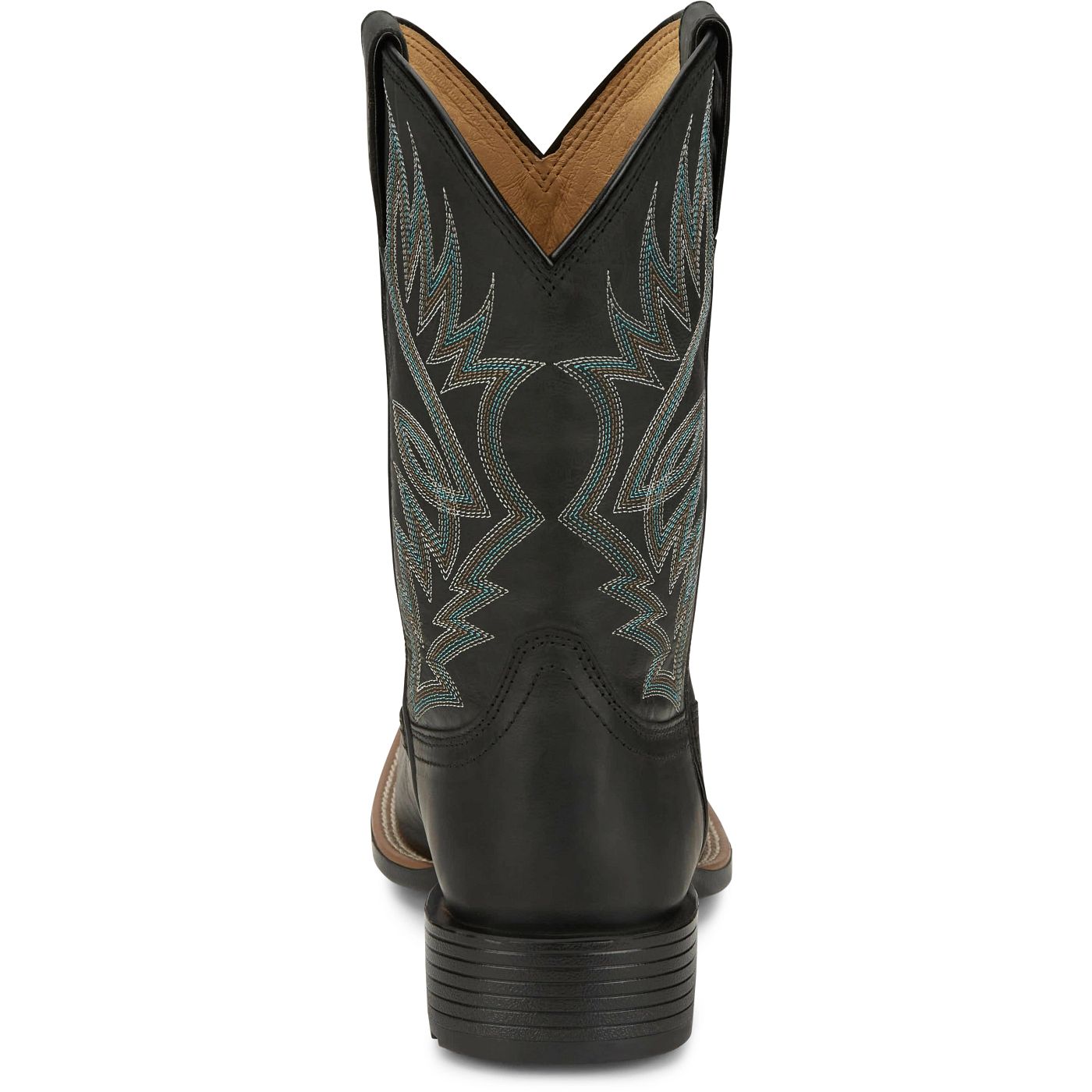 Justin Boots Men's Zeke 11" Western Boot - Black (UN7132) - View 5