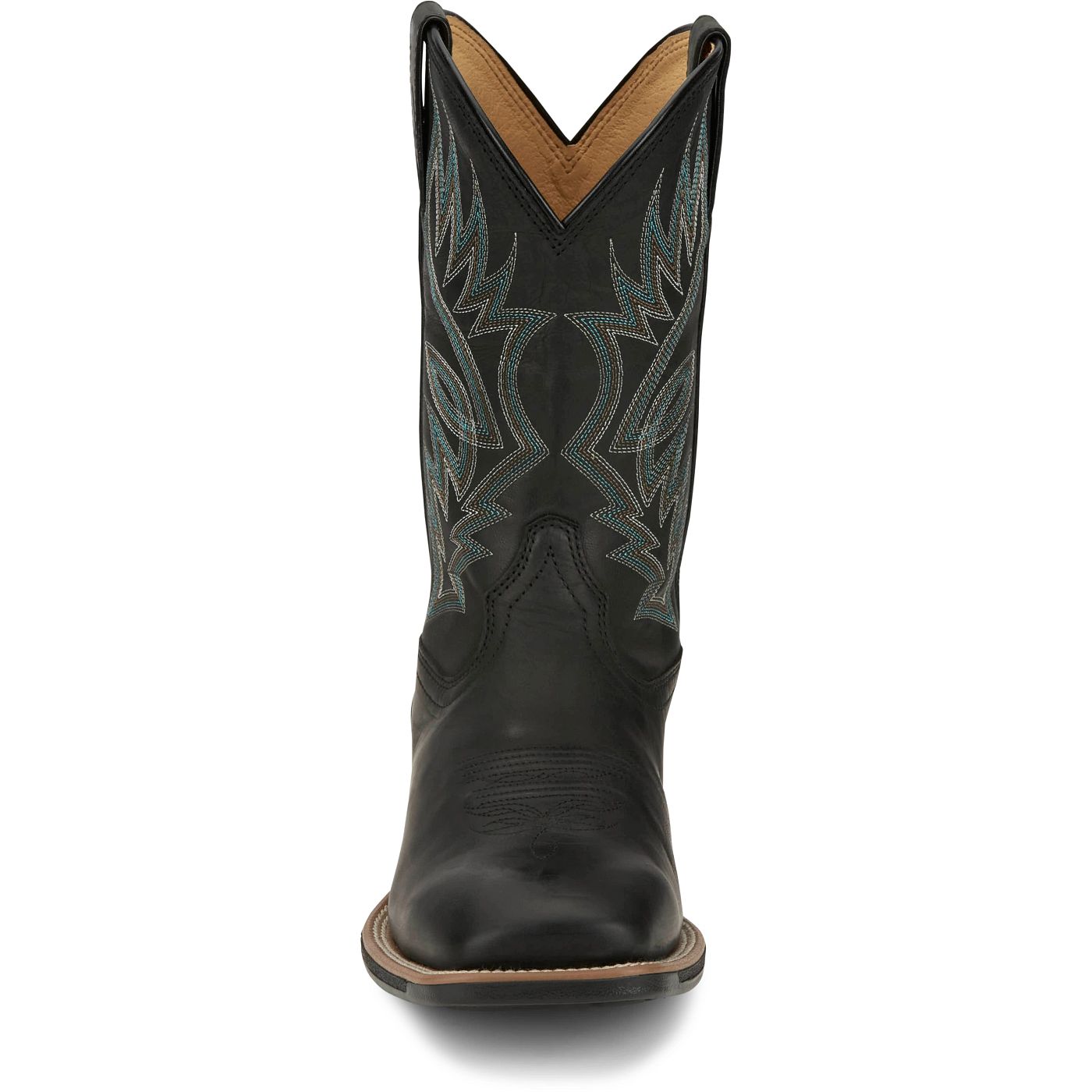 Justin Boots Men's Zeke 11" Western Boot - Black (UN7132) - View 7