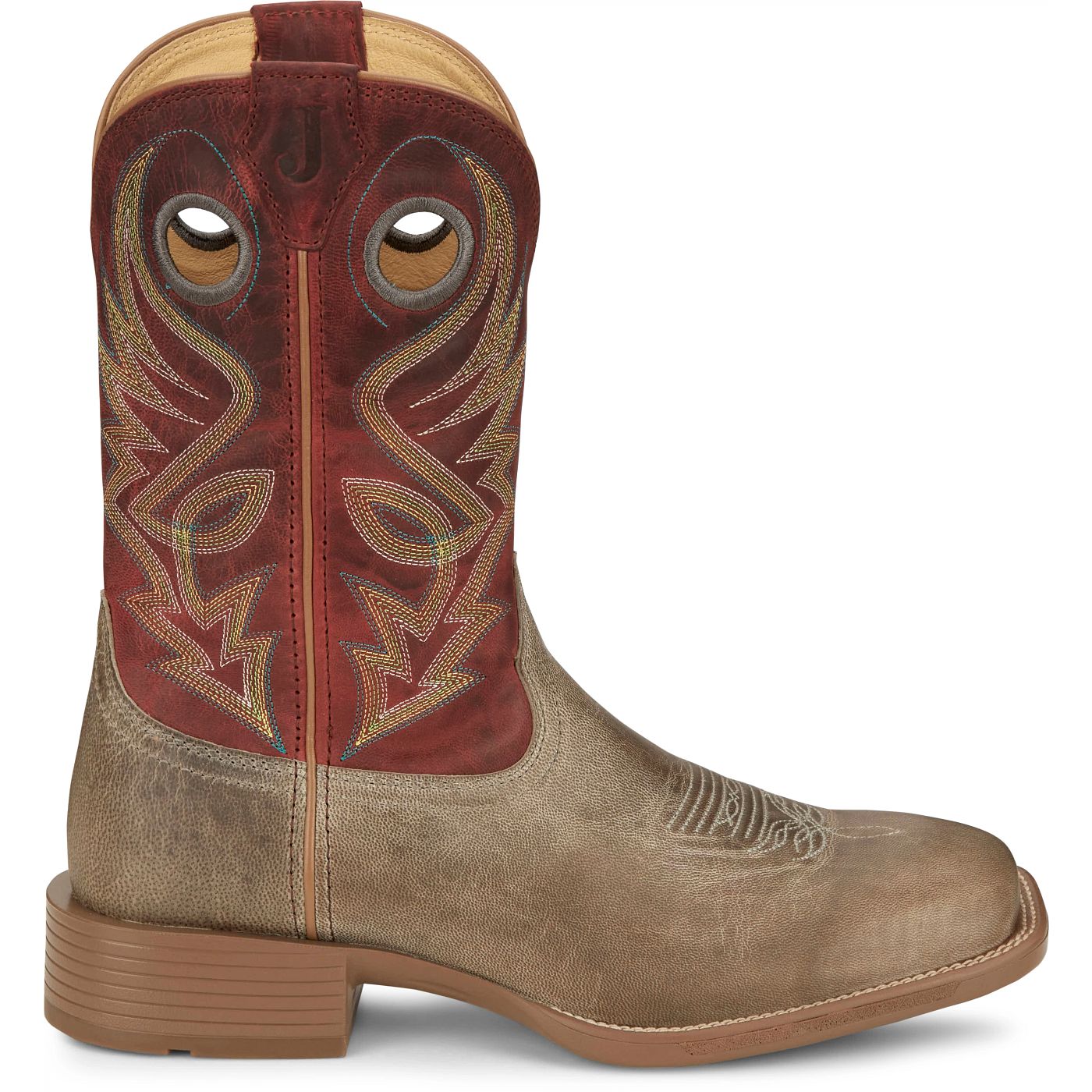 Justin Boots Men's Pickett 11" Western Boot - Griege (UN7151) - View 3