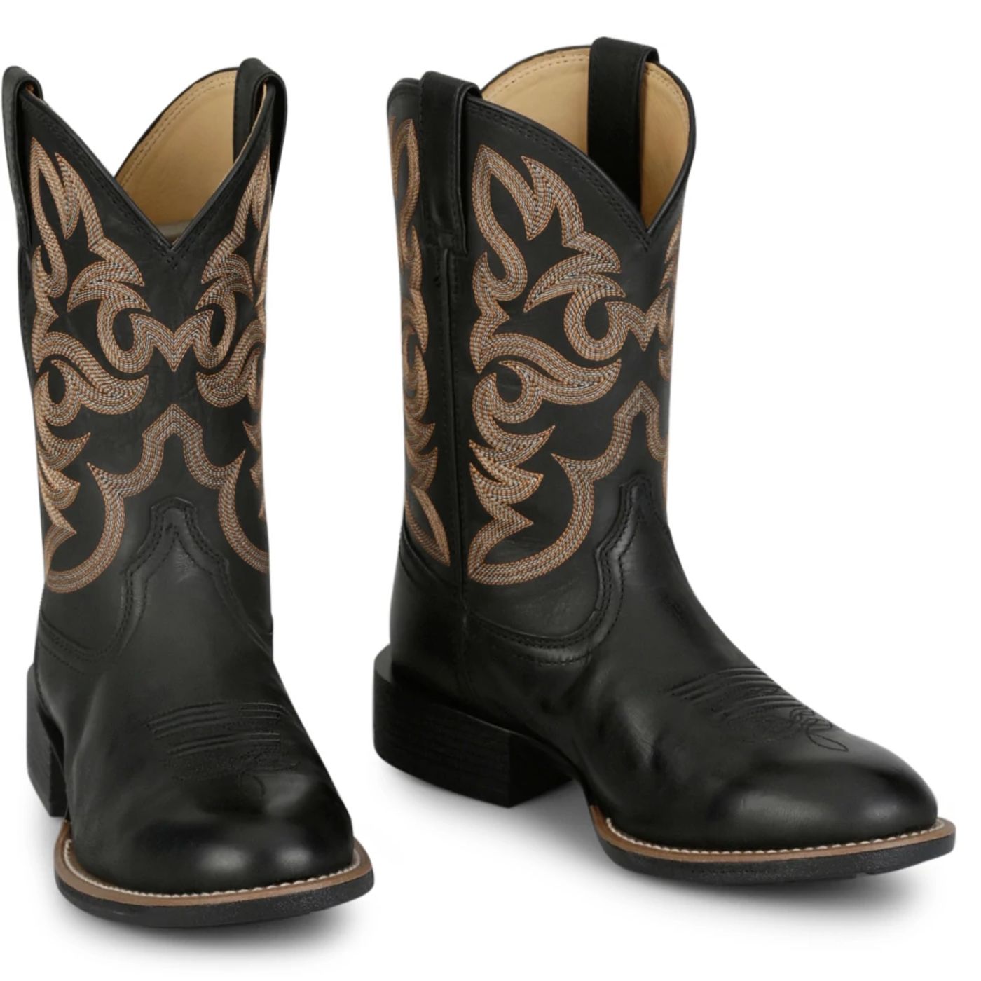 Justin Boots Men's Jasper 11" Western Boot - Black (UN7170) - Front View