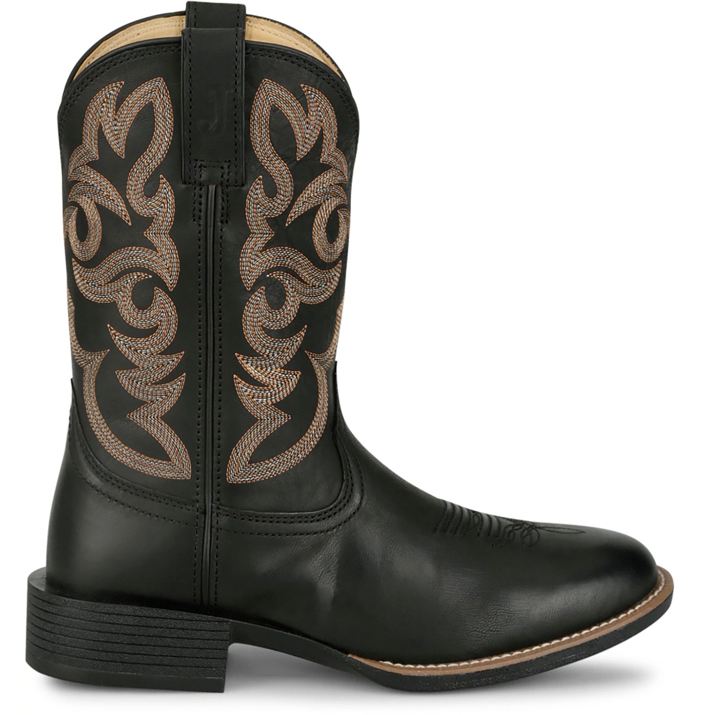 Justin Boots Men's Jasper 11" Western Boot - Black (UN7170) - View 3