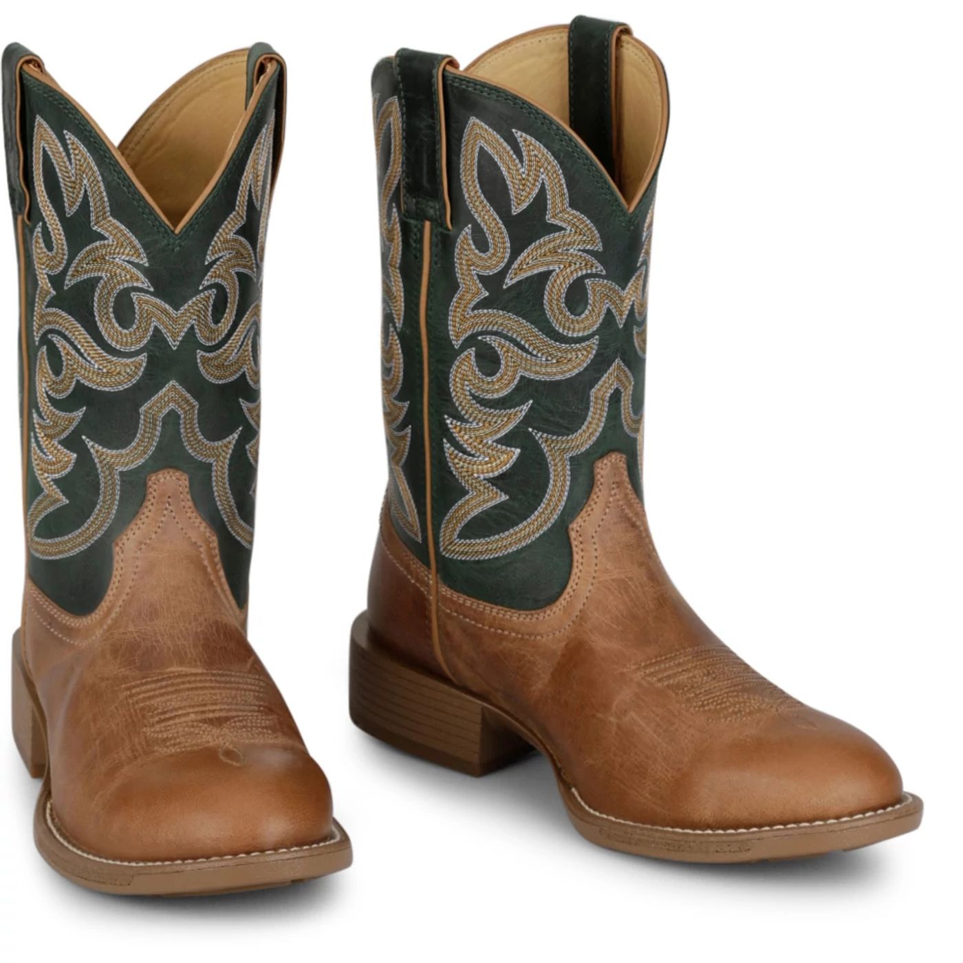Justin Boots Men's Jasper 11" Western Boot - Chestnut (UN7172) - Front View