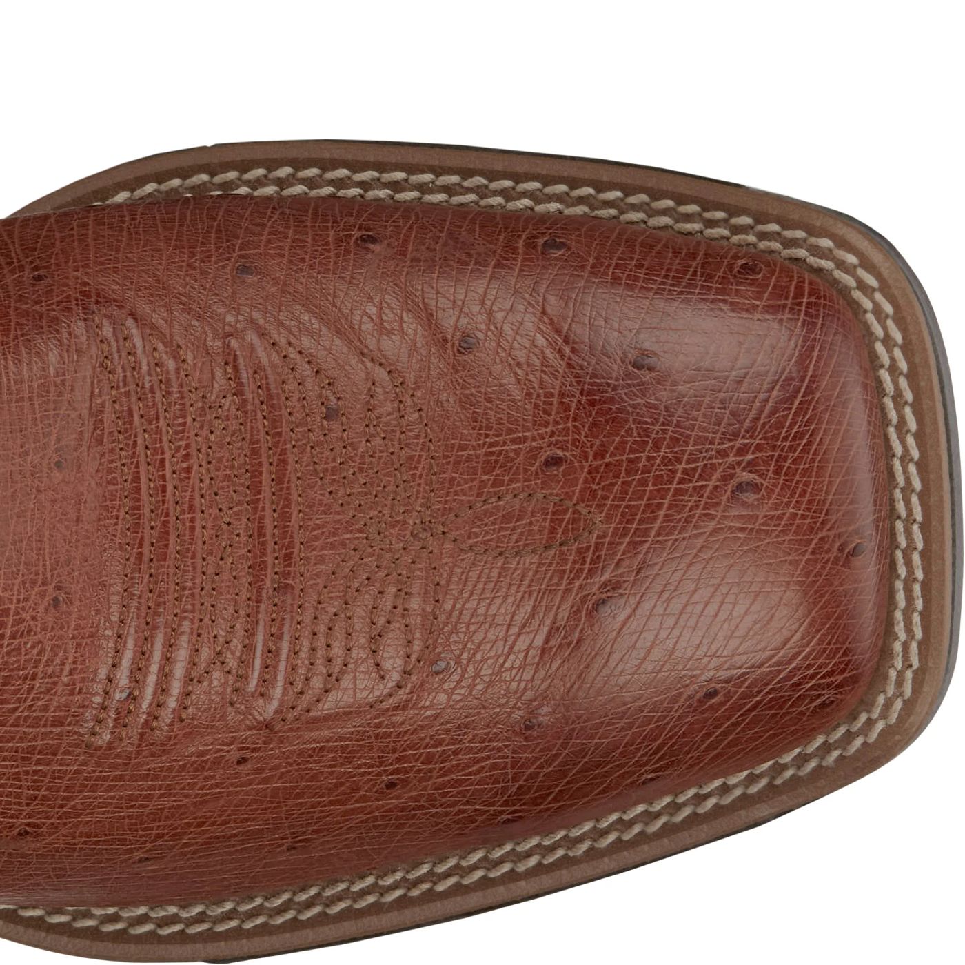 Justin Boots Men's Roswell 11" Smooth Ostrich Boot - Brandy (UN8751) - View 4