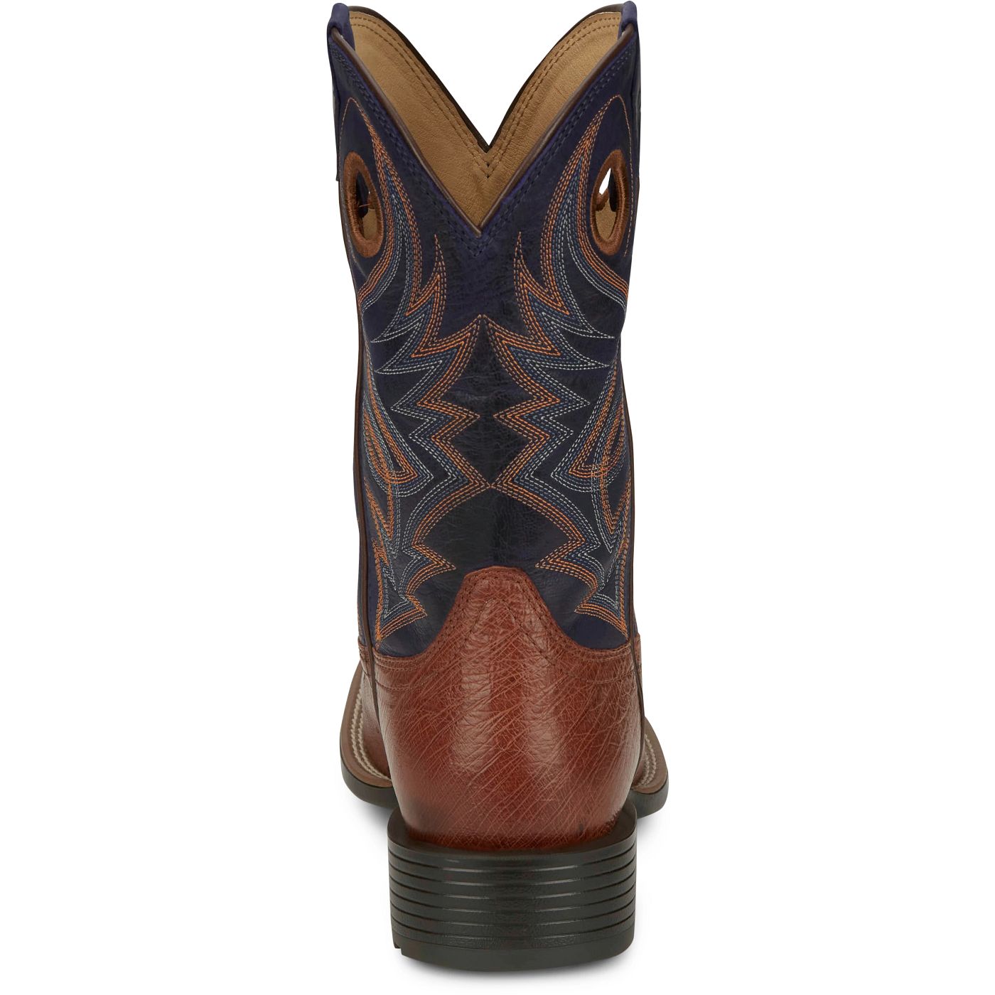 Justin Boots Men's Roswell 11" Smooth Ostrich Boot - Brandy (UN8751) - View 5