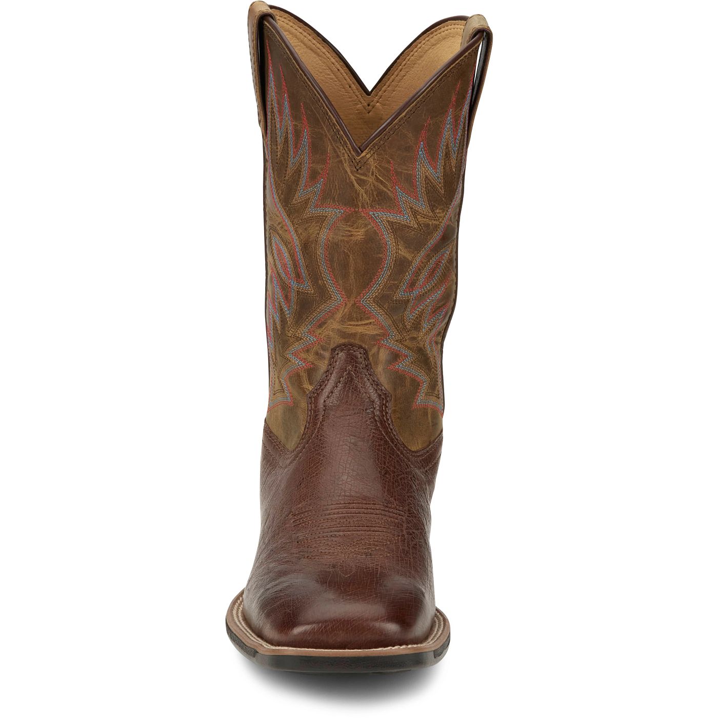Justin Boots Men's Conroe 11" Smooth Ostrich Boot - Kango Tobac (UN8760) - View 7