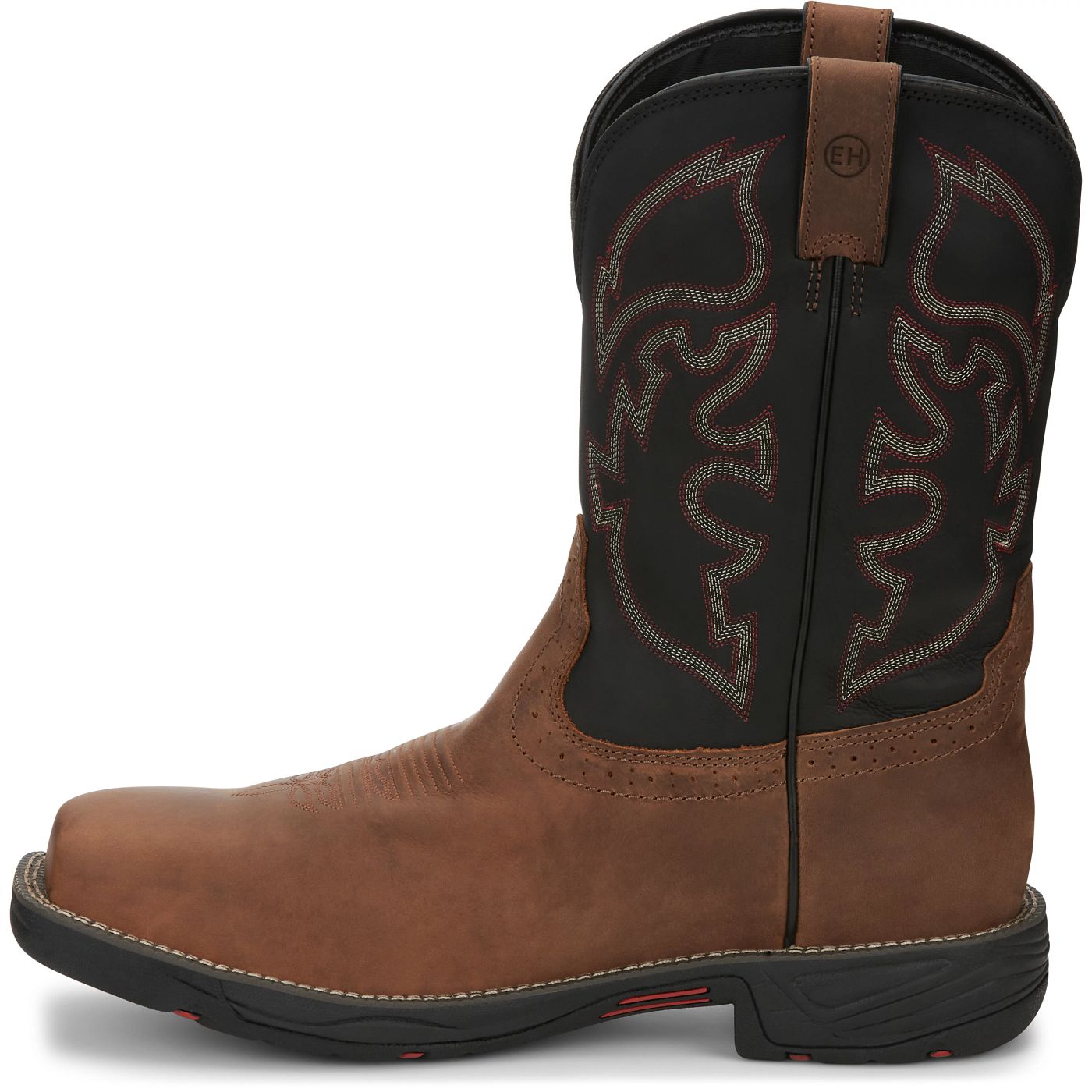 Justin Work Men's Rush 11" Waterproof Comp Toe Boot - Tan (WK4337) - View 8