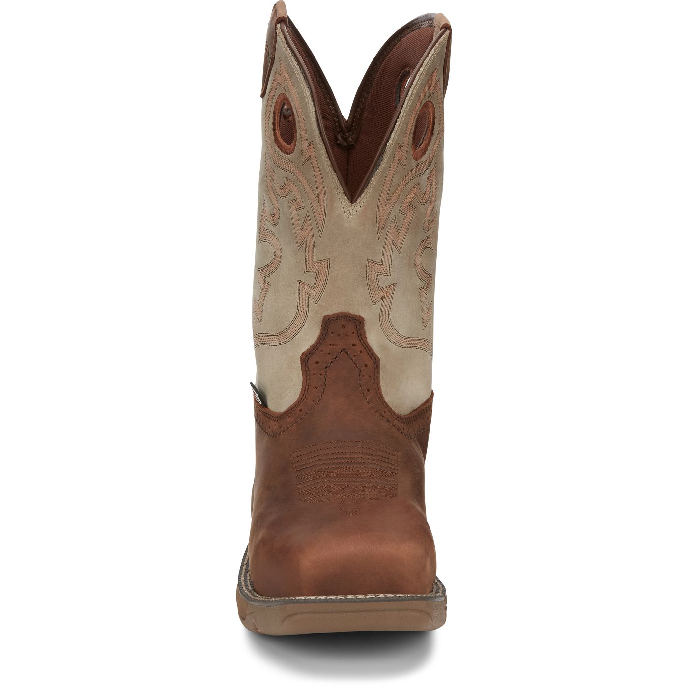 Justin Work Men's Rush 11" Waterproof Nano Comp Toe Boot - Rust (WK4338) - View 7