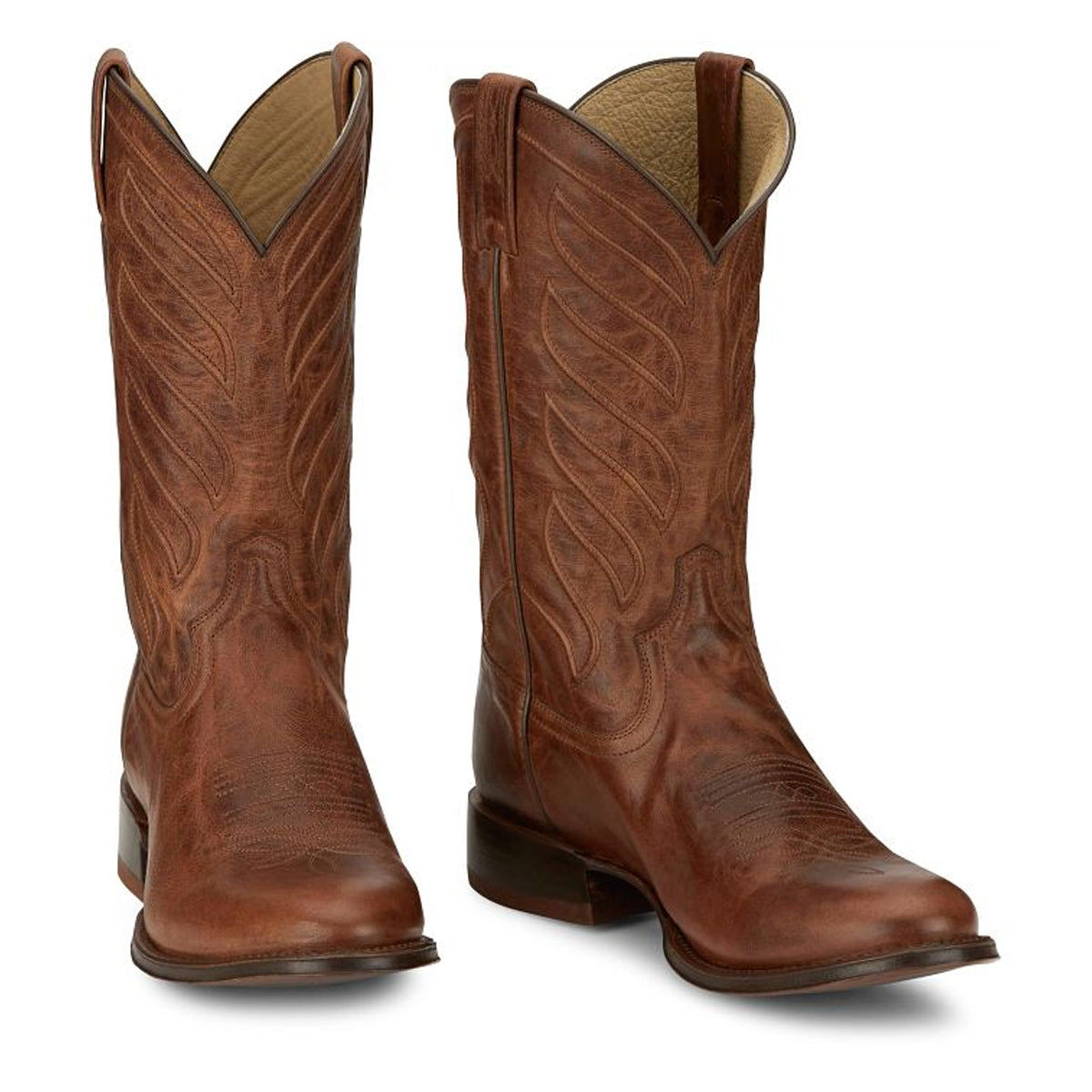 Tony Lamas Boots Men's Footwear Western Lenado 12" Western Color Tawny image 0