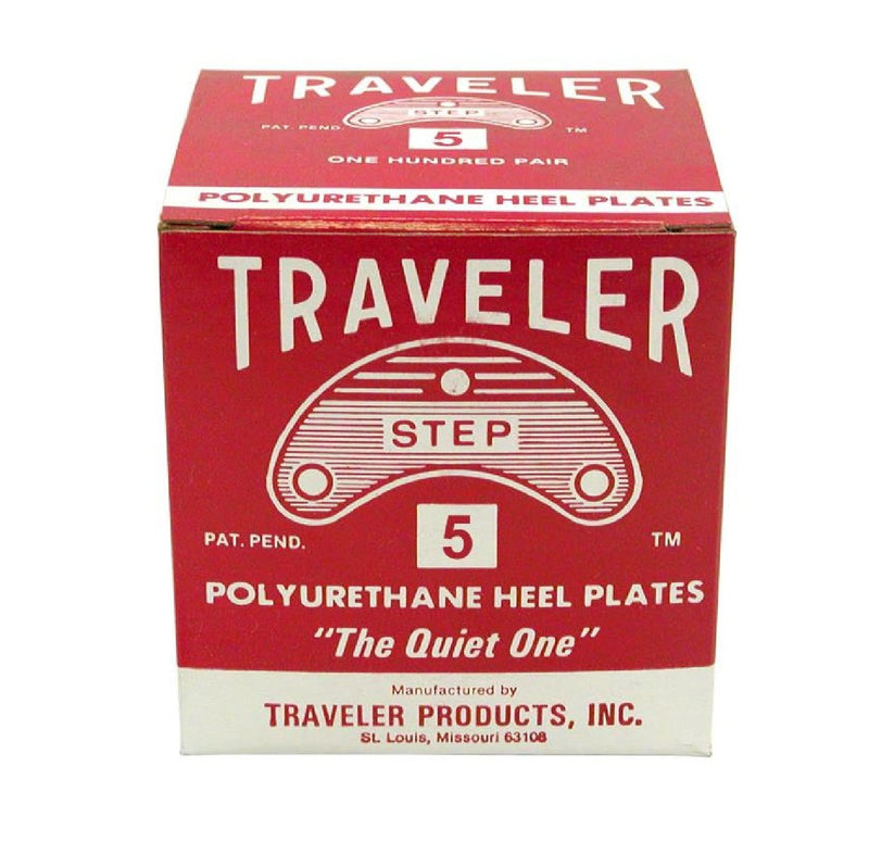 Traveler Plastic Plates Size #5 - 2 1/8"  (One Hundred Pair) (#TP5)