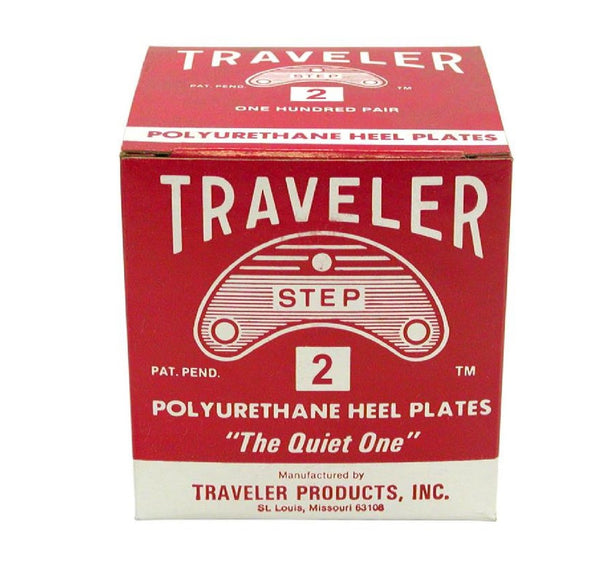 Traveler Plastic Plates Size #2 - 1 3/8" (One Hundred Pair) (#TP2)
