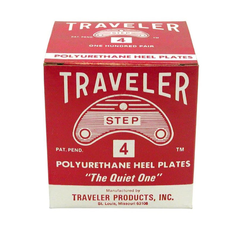 Traveler Plastic Plates Size #4 - 1 3/4"  (One Hundred Pair) (#TP4)
