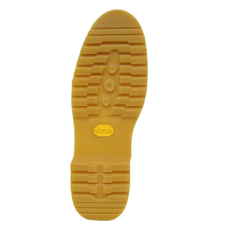 VIBRAM #1340 RUBBER FULL SOLE OAK (Bevel-Heel) - One Pair