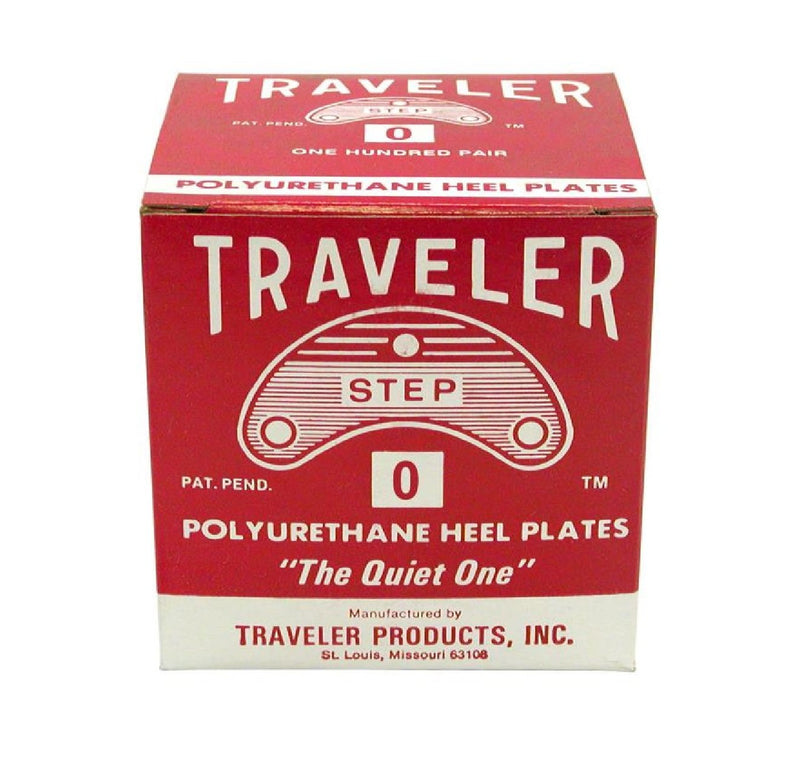 Traveler Plastic Plates Size #0 - 1" (One Hundred Pair) (#TP0)