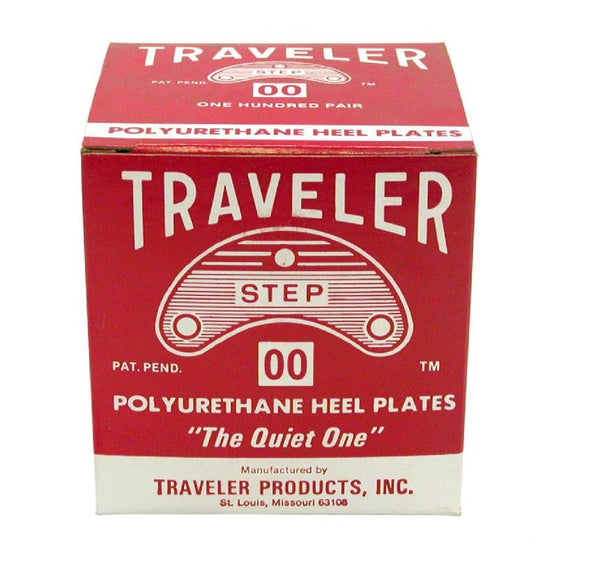 Traveler Plastic Plates Size #00 - 3/4"  (One Hundred Pair) (#TP00)