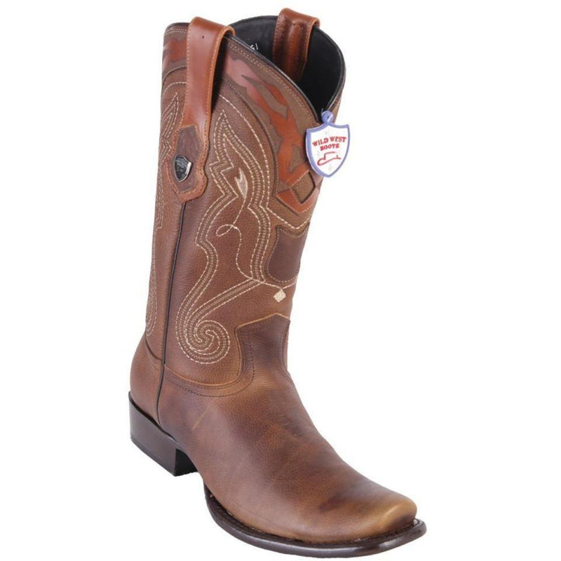 Men’s Wild West Leather Boots Dubai Toe Handcrafted Honey (2799951)