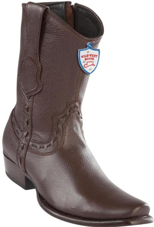 Men’s Wild West Elk Boots Dubai Toe Handcrafted Brown (279B5107 )