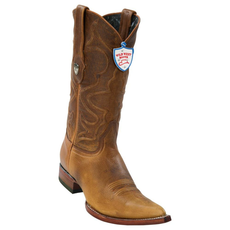Men's Wild West Rage Leather 3x Toe Boots Handmade Honey (2959951)