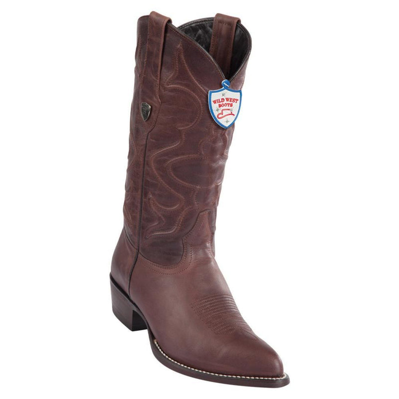 Wild West 2995007 Men's | Color Brown | Men's Wild West Desert Leather J Toe Boots Handmade
