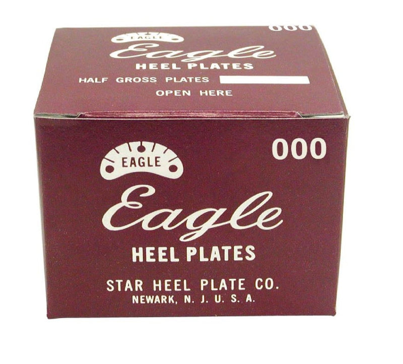 Eagle Metal Plates 000- Teadrdrop For heels 1/2"(36 units)  (#EMP000)