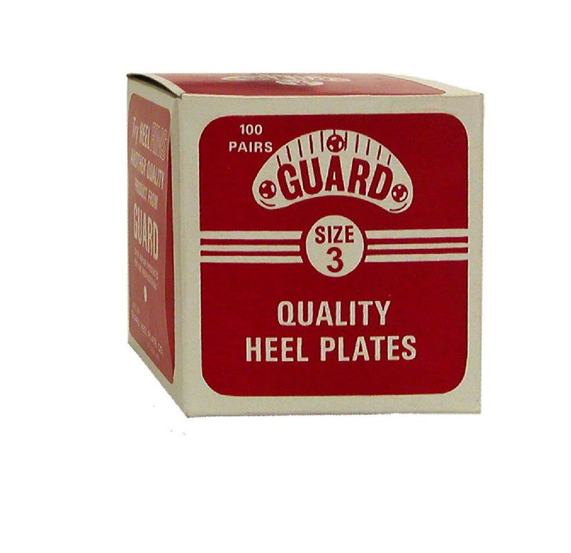 Guard Plastic Plates Size#3 - 1 1/4" (100pairs) #GP3