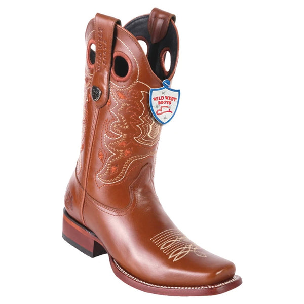 Wild West 28183851 Men's | Color Honey | Men's Wild West Boots Genuine Leather Square Toe Handcrafted