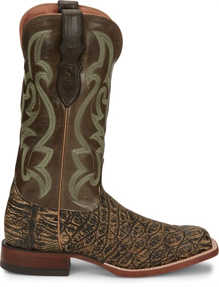 Justin Boots Boomer Crocodile - Antique Saddle (8594)